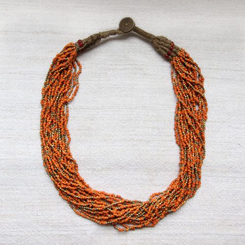 Naga bead necklace by Kronbali