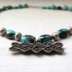 Turquoise indian necklace by Kronbali