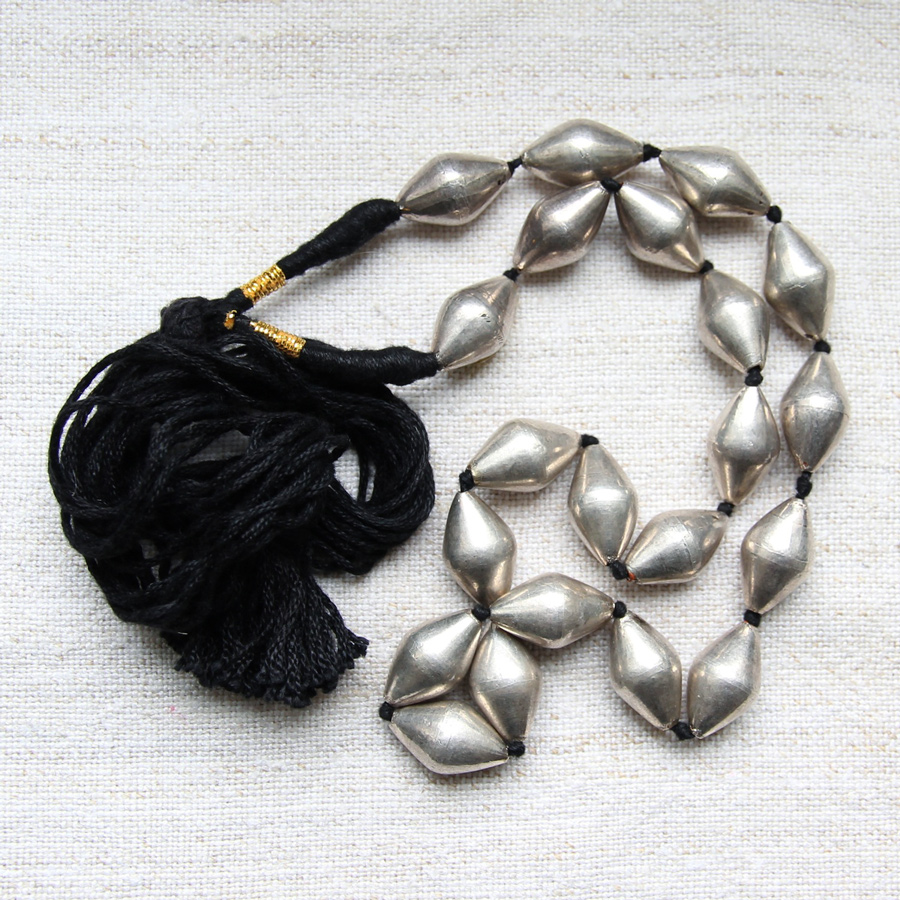 Indian silver necklace by Kronbali