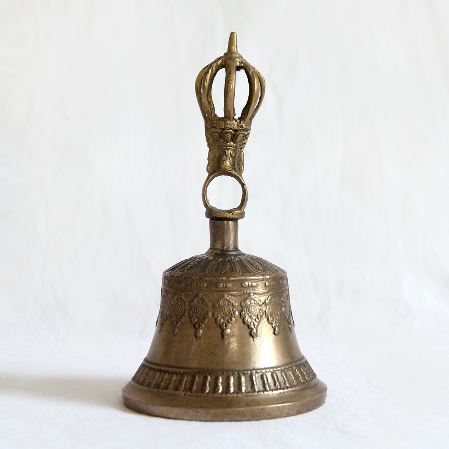 Buddhist Ghanta bell by Kronbali, Tibet
