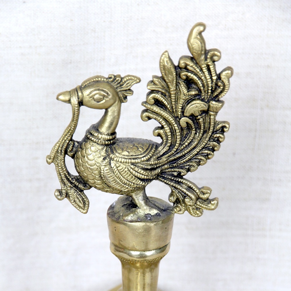 India brass oil lamp
